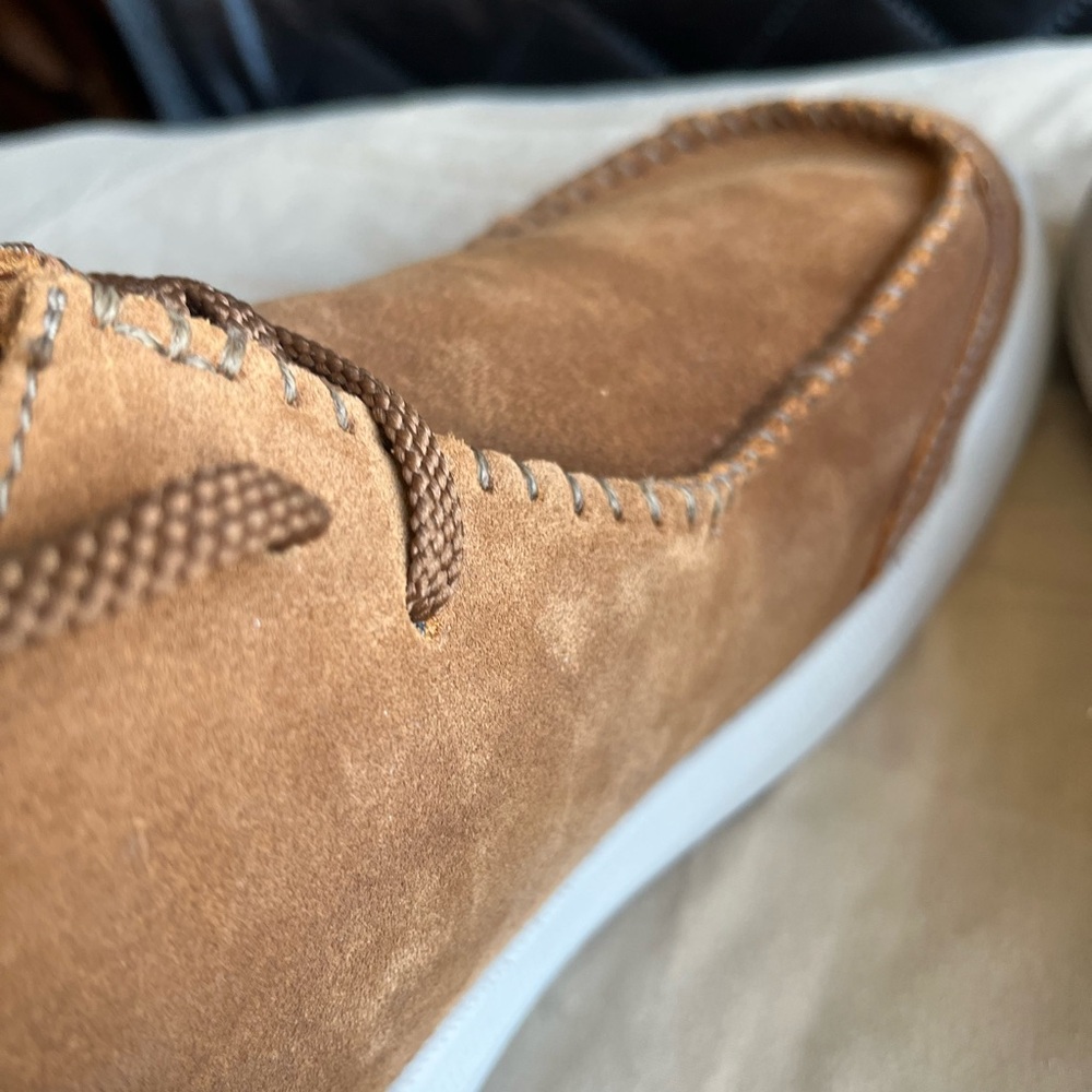 New Clarks Men's 11.5 Suede Dark Tan Driftway Low Chukka Boot - Picture 4 of 7